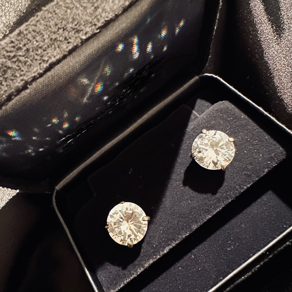 HUGE Faux diamond studs- GO GLAM!!! 💎